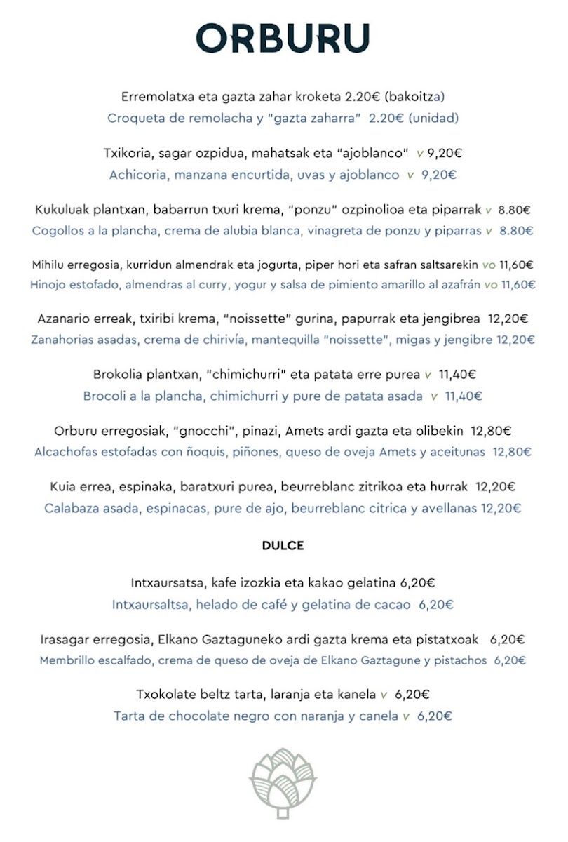 Menu - Orburu photo 10