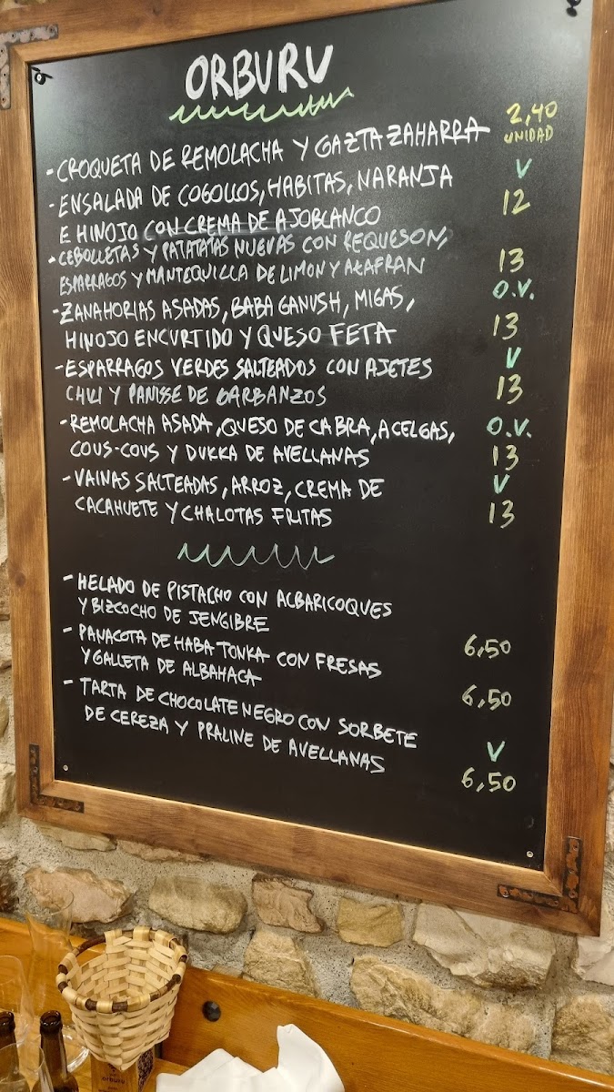 Menu - Orburu photo 8